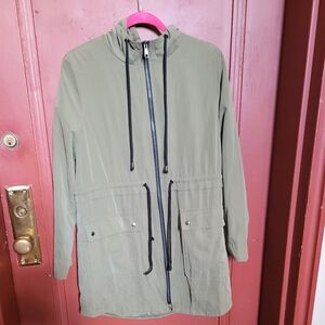 Old Navy Women's Sage Green Utility Jacket Size M
